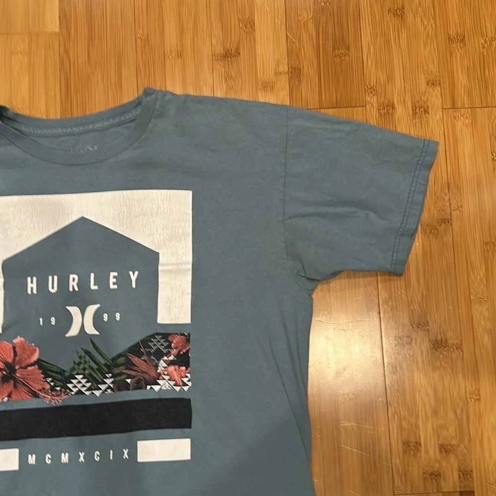 Hurley short sleeve shirt size large men’s - Picture 5 of 7
